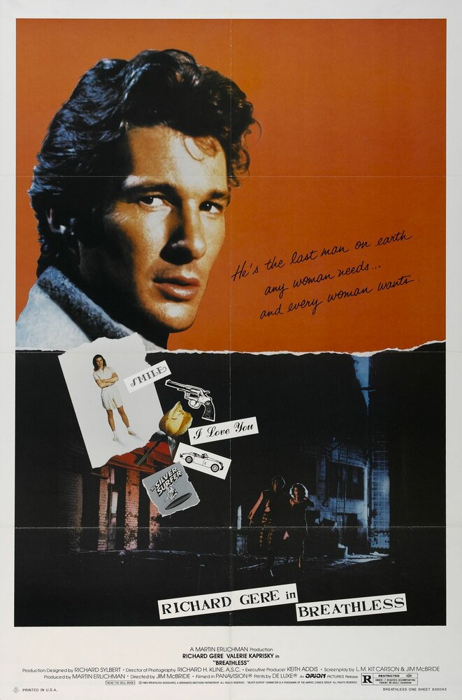 На последнем дыхании (1983) постер