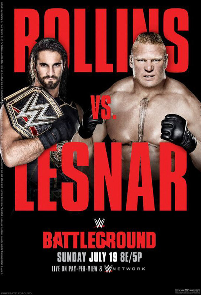 WWE Поле битвы (2015) постер