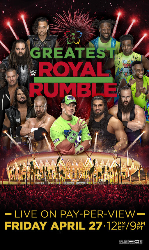 WWE Величайшая королевская битва (2018) постер