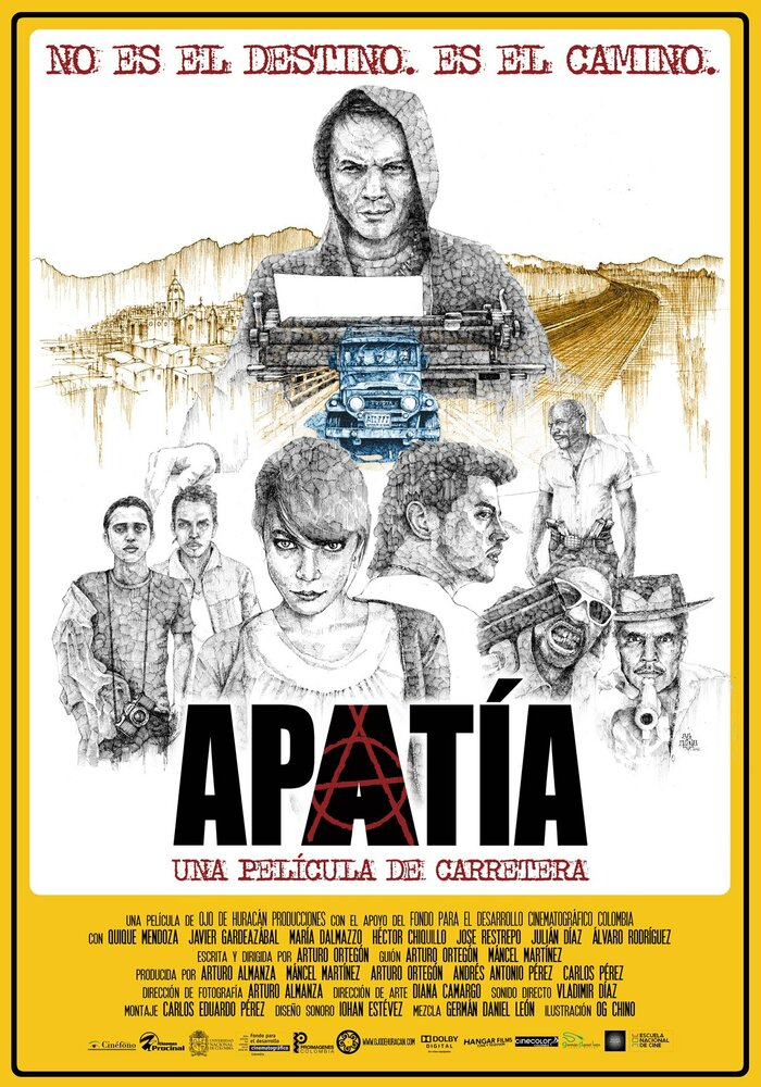 Apatía, una película de carretera (2012) постер