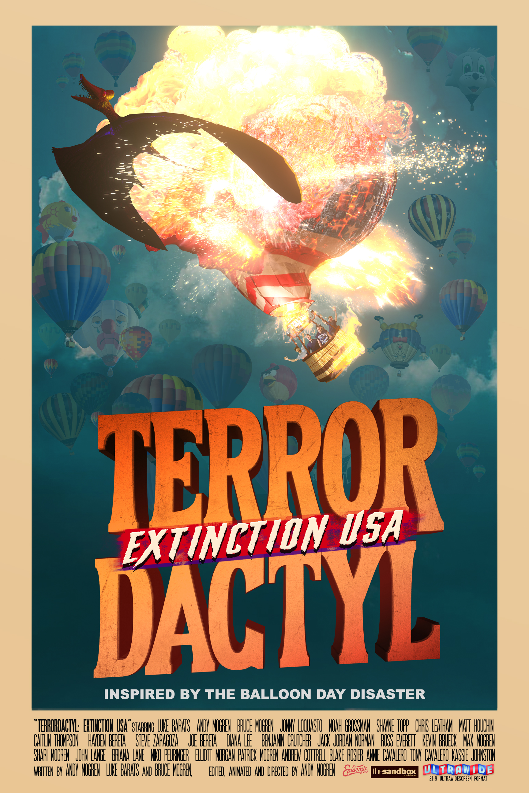 Terrordactyl: Extinction USA (2021) постер