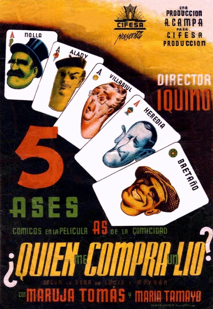 ¿Quién me compra un lío? (1940) постер