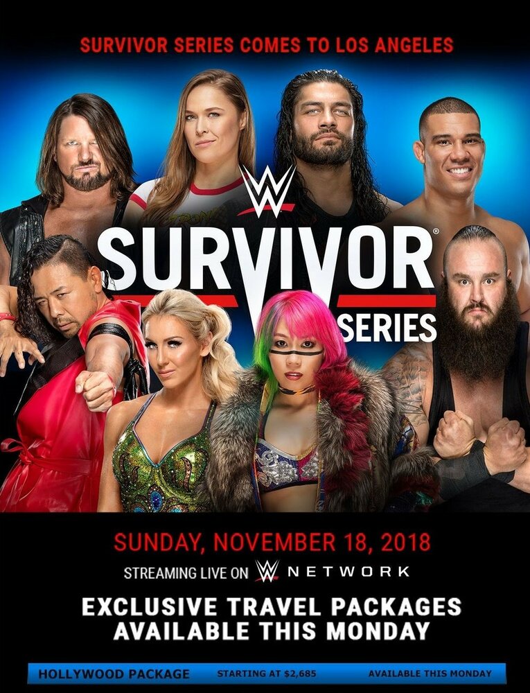 WWE Серии на выживание (2018) постер